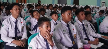 Bentuk Karakter Kepemimpinan, Siswa Kelas VII SMPN 3 Kepanjen Ikuti LDK dan PERSAMI