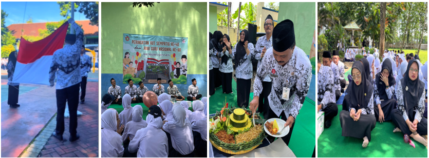 Perayaan Dua Momen Spesial: SMPN 3 Kepanjen Peringati HUT ke-40, Dibarengi Tasyakuran HUT PGRI dan HGN 2025