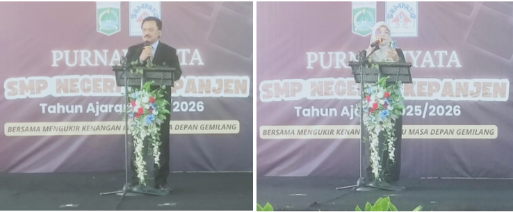 Sarat Haru dan Prestasi, SMPN 3 Kepanjen Gelar Prosesi Purnawiyata Siswa Kelas IX