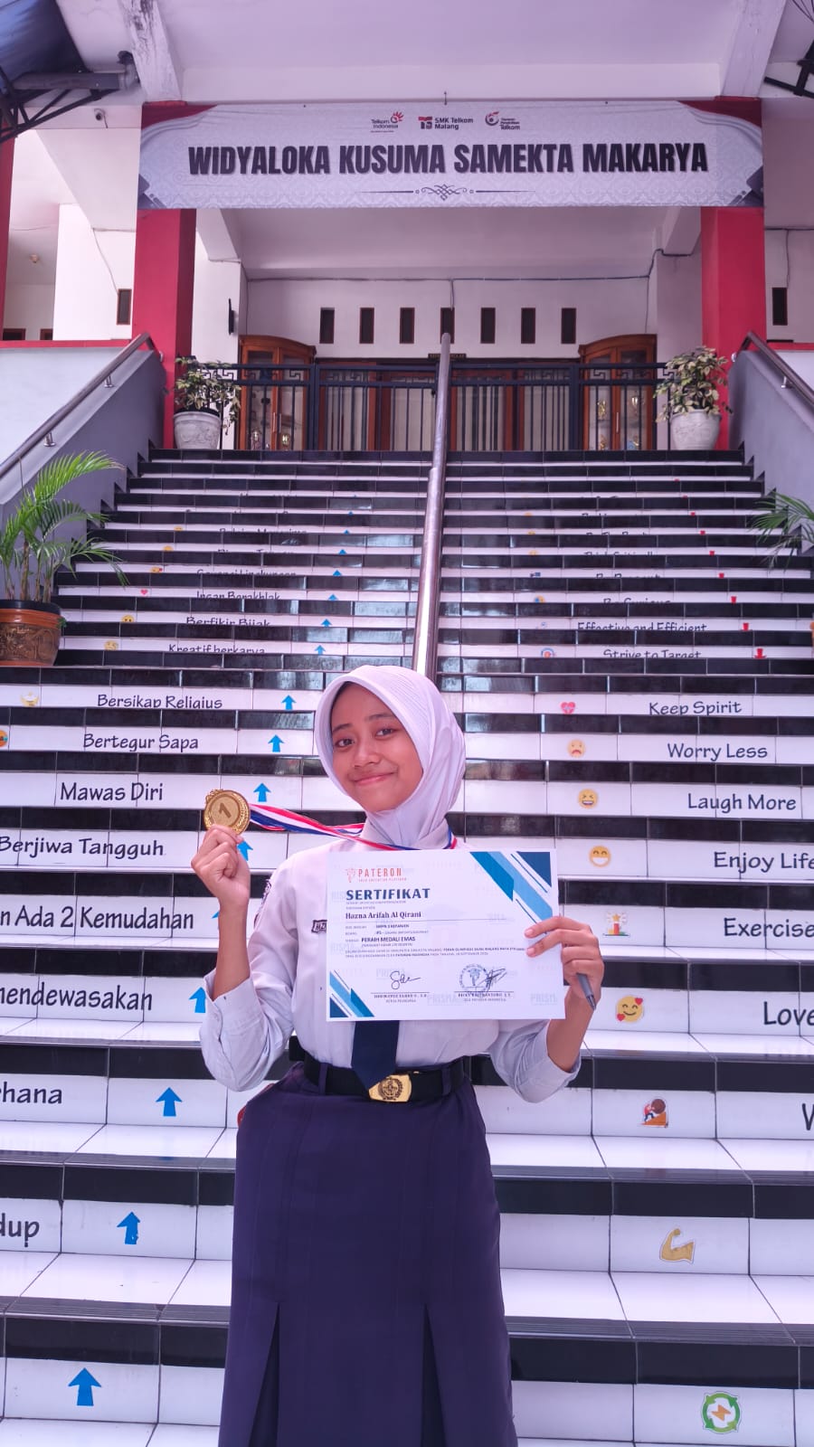 Hazna Arifah Al Qirani Sabet Juara 1 Pekan Olimpiade Sains Malang Raya 2026