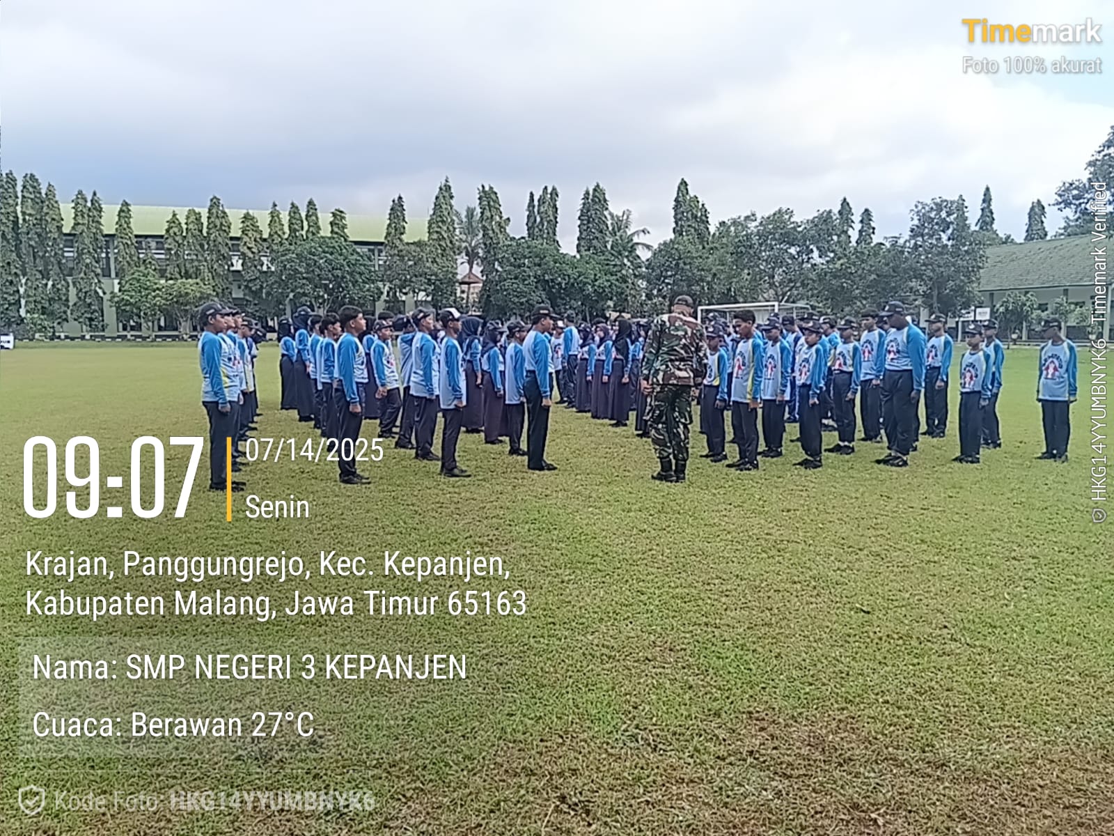 LBB bagi siswa kelas VIII dan IX SMPN 3 Kepanjen di Zipur V
